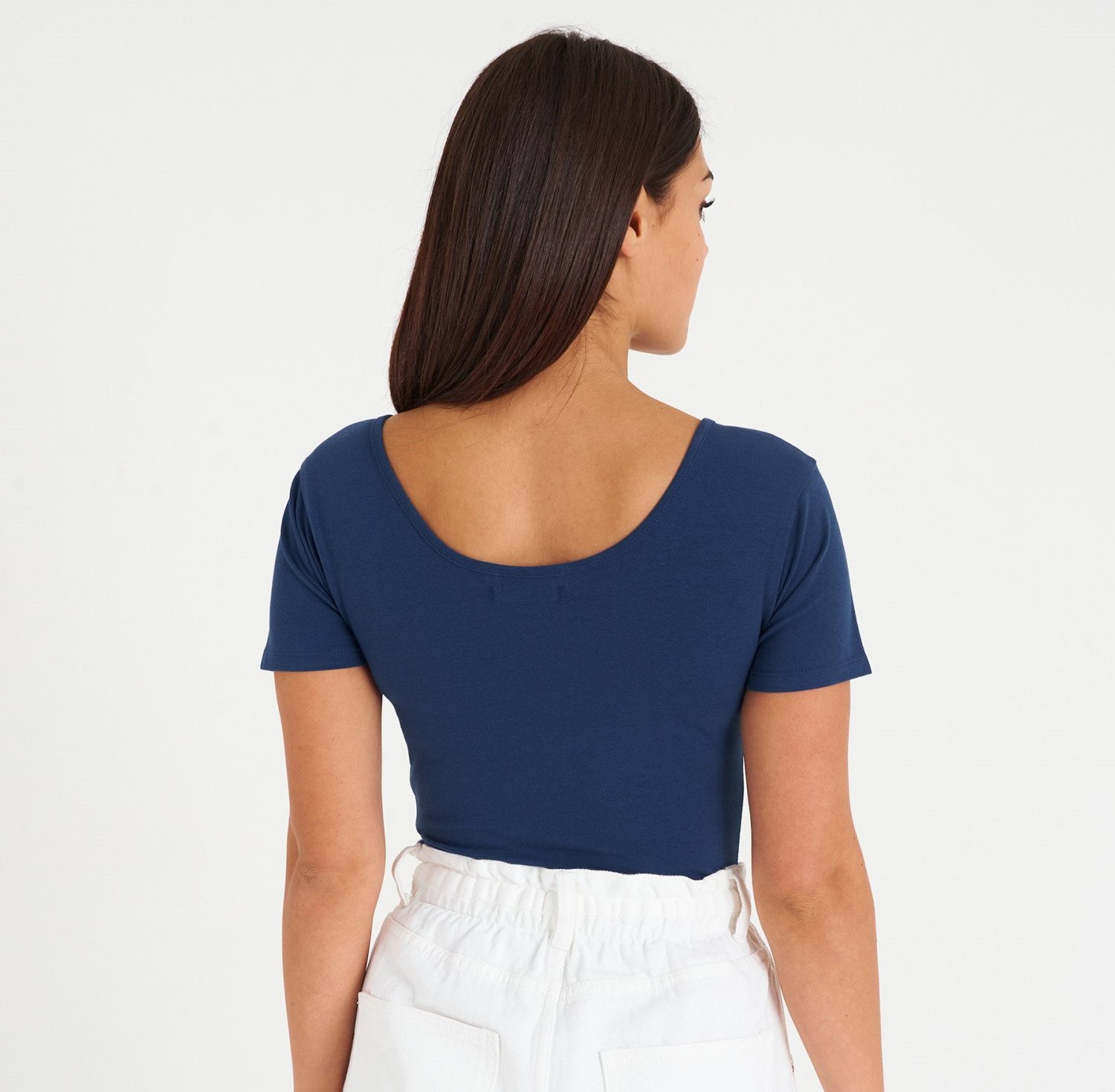 Basic Half Sleeve Scoop Cut